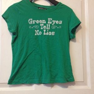 "Green eyes tell no lies"