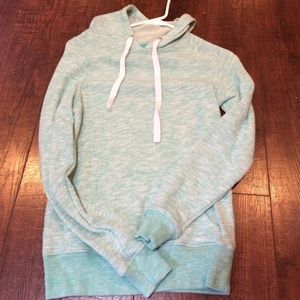 Mint hoodie.