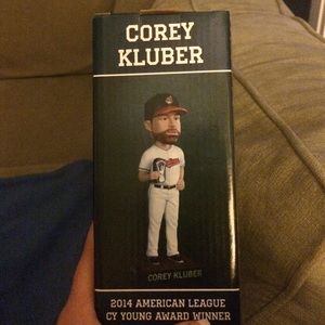 Corey Kluber bobble head