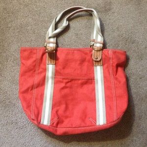 GAP orange converse soft red/ sunset orange bag