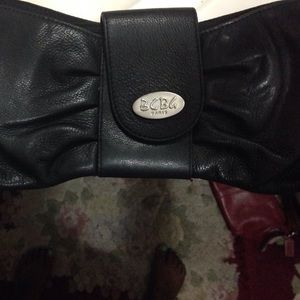 BCBG Paris leather clutch!