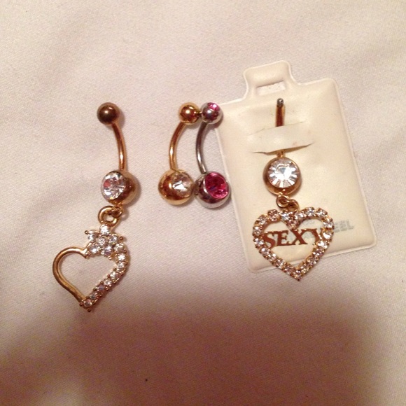 Lot of belly rings