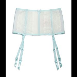 Betsey Johnson Garter Belt Tiffany Blue