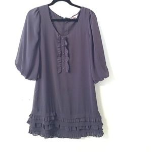 Navy blue lines shift dress forever 21