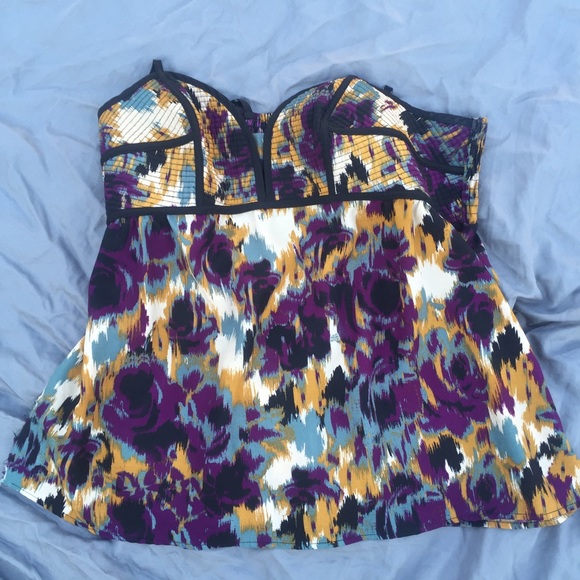 Floral spaghetti strap