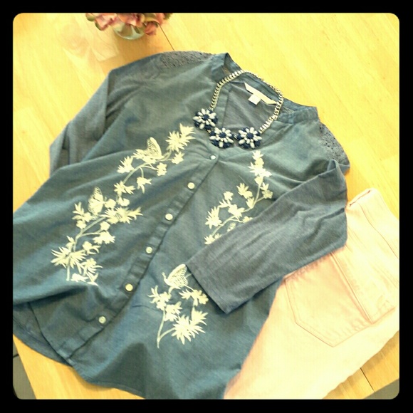 Pink Cropped Denim