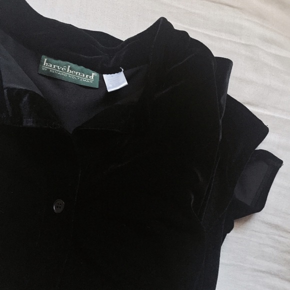 American Vintage Sweaters - Black Velvet Cardigan