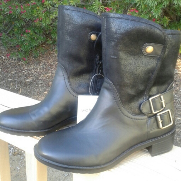 Black Naturalizer "Moto" boot