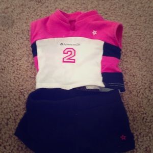 American girl doll volleyball outfit