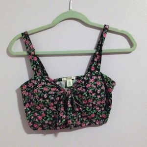 SALE Floral padded bralette