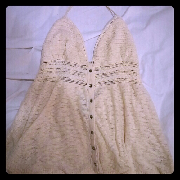 American eagle halter knit top