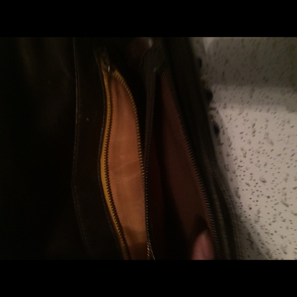 Susan Gail Dark brown leather vintage purse - Picture 2 of 3