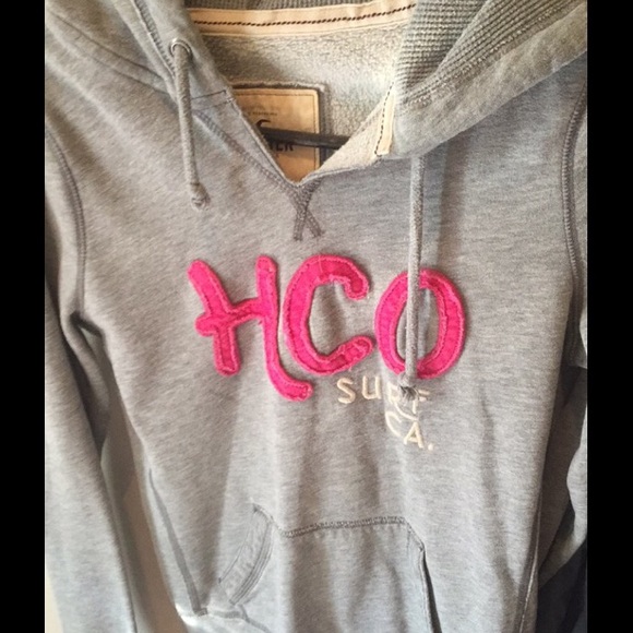 Grey Hollister hoodie