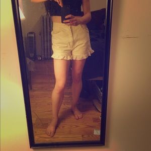 Bonjour vintage white shorts