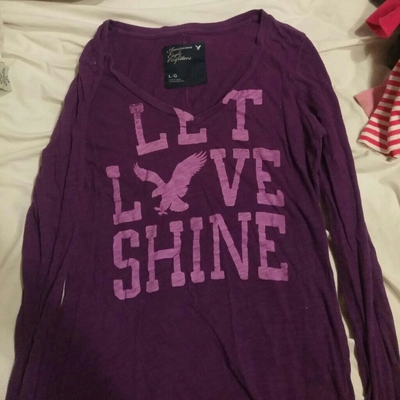 Long sleeve american eagle top