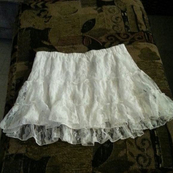 White skirt