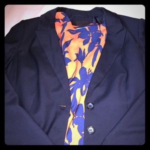 The Limited Navy Blazer. Paired with J. Crew shirt