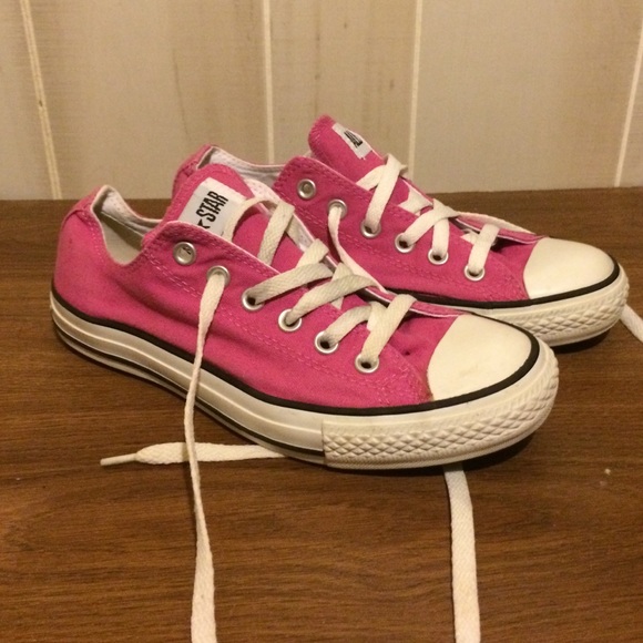 Purple/Pink Converse Low Tops