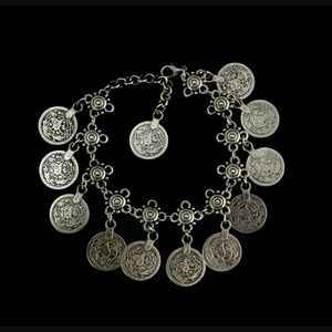 Boho Gypsy Coin Anklet