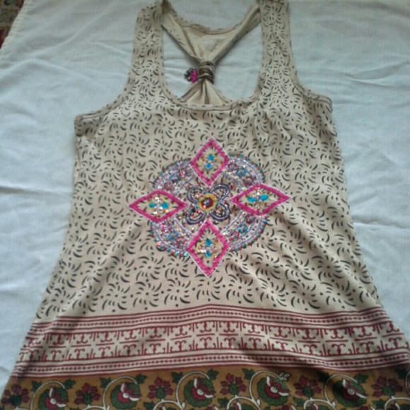 Anthropologie Bohemian Tank