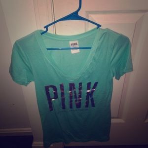 Victoria's Secret pink Aqua shirt