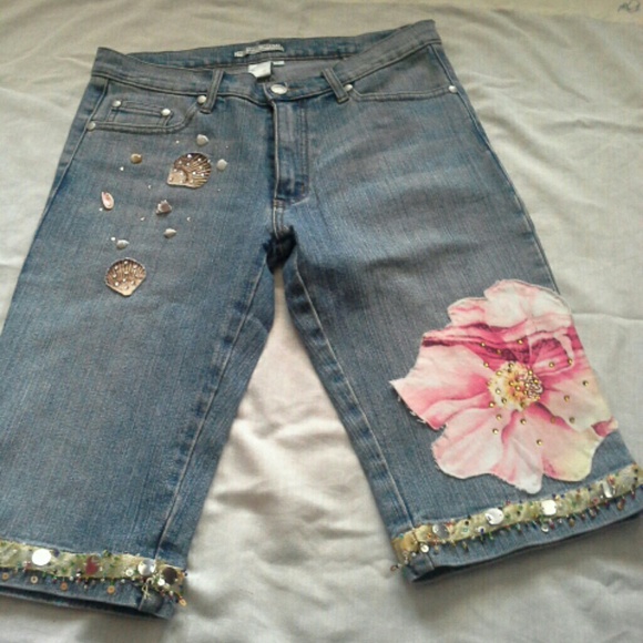 Anthropologie Bohemian Style Jean Capri