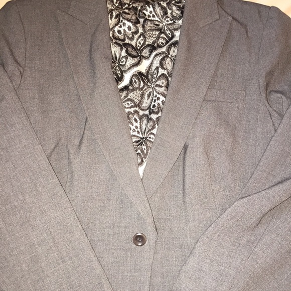 INC Charcoal Blazer Size 14.