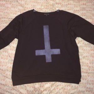 Inverted Cross Long Sleeve Shirt