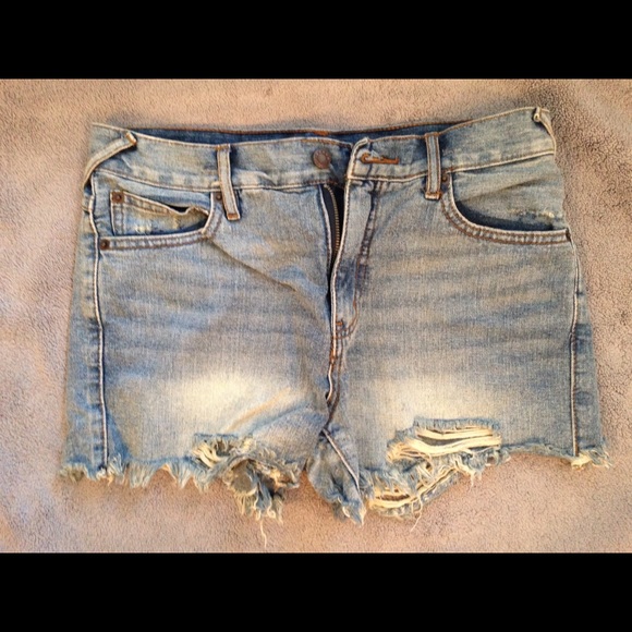 Free People Denim - Free People denim cutoff shorts