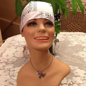 THIRD OF THREE HEAD WRAP (NWOT) ⚡️