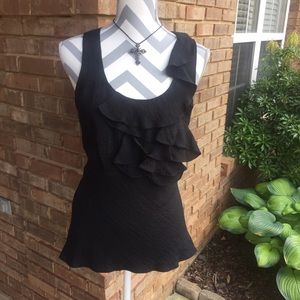 💠Black Halo💠 Sz 4 Ruffle Racerback Top - NWT