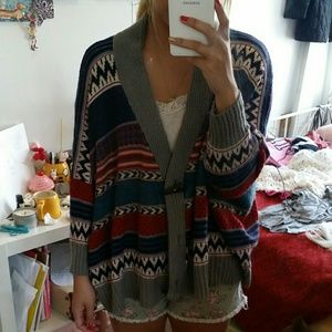 Aztec cardigan loose fit