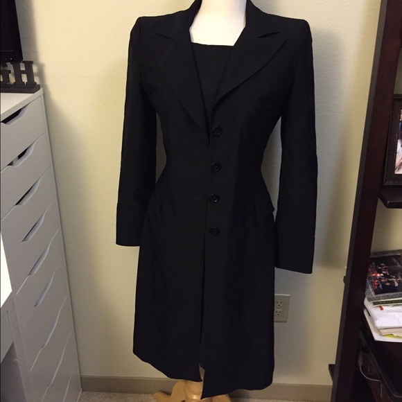 Bebe black formal coat