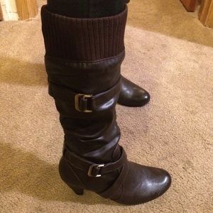 Brown Aldo boots size 9