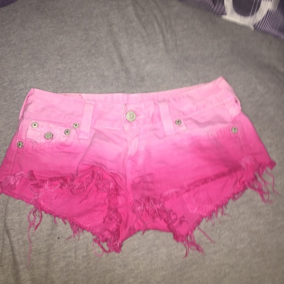 Pink ombre Joey cut off