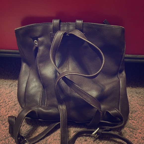 ellington leather backpack