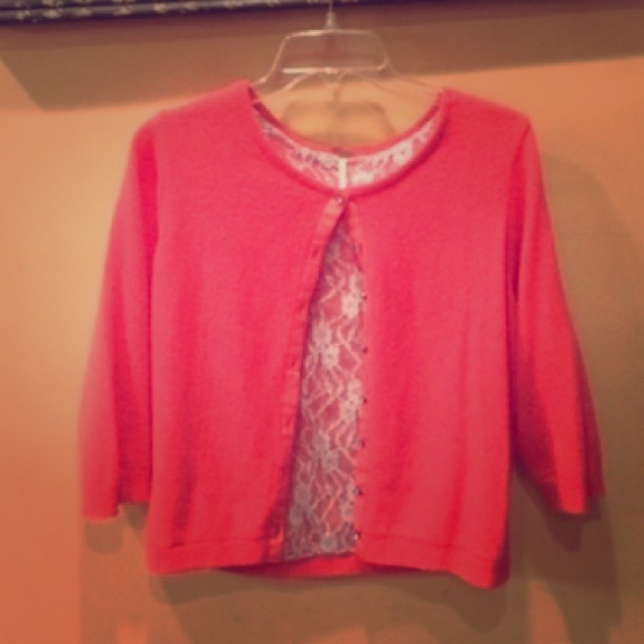 Reversible Lace Cardigan - Picture 1 of 4