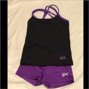 adult small 2 piece GK gymnastics/cheer wear