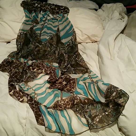 High/low boutique dress