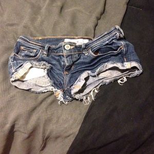 Hollister cutoff shorts