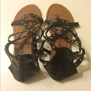 Black sandals