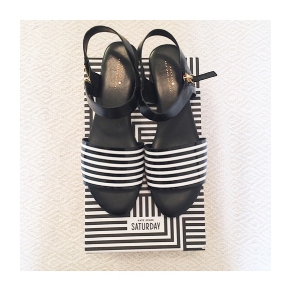 kate spade Shoes - Kate Spade Saturday Striped Sandals
