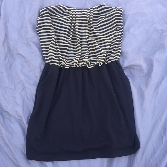 Strapless party dress