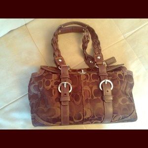 Coach brown bag