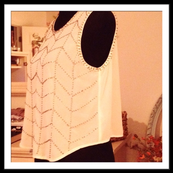 The Webs We Weave - Silk cream Crop - Picture 3 of 5