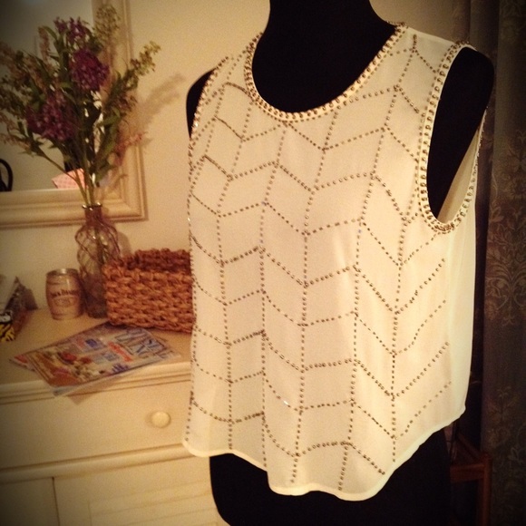 The Webs We Weave - Silk cream Crop - Picture 2 of 5