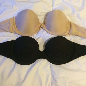 Victoria's Secret strapless bras