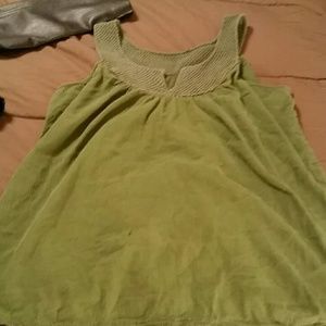 Green tank top
