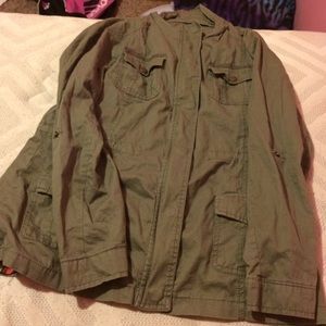 Army green jacket