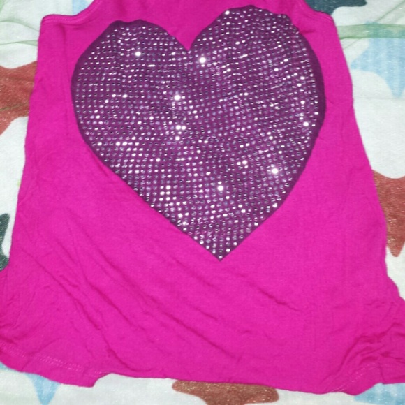 SOLD@ YARDSALE** BEDAZZLED racer back - Picture 2 of 3